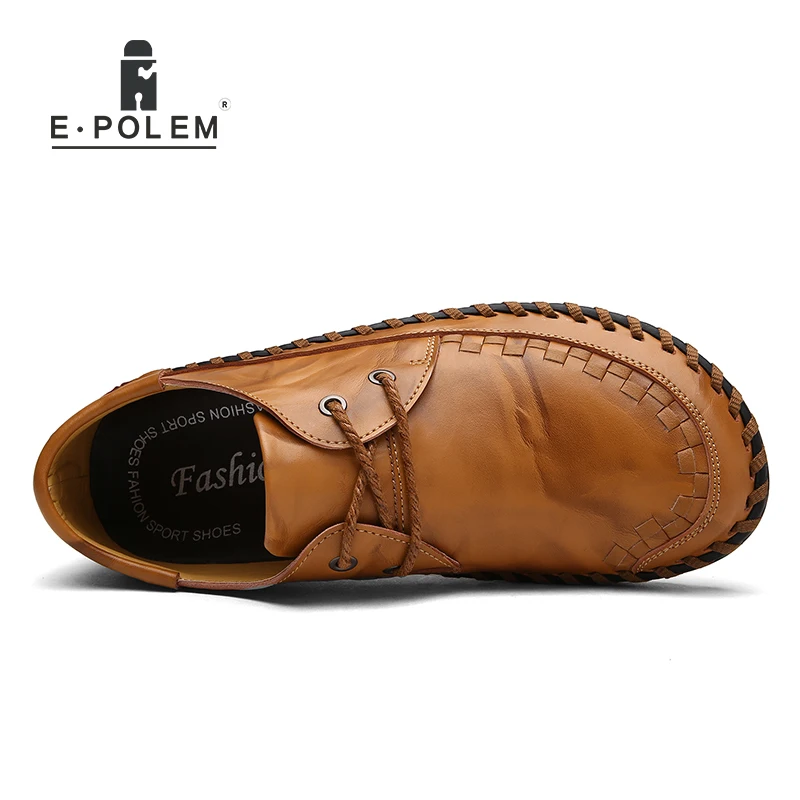 

2017 Autumn And Winter New Men's Casual Shoes Men Leather Breathable Casual Shoes Non-Slip British Fashion Men's Shoes