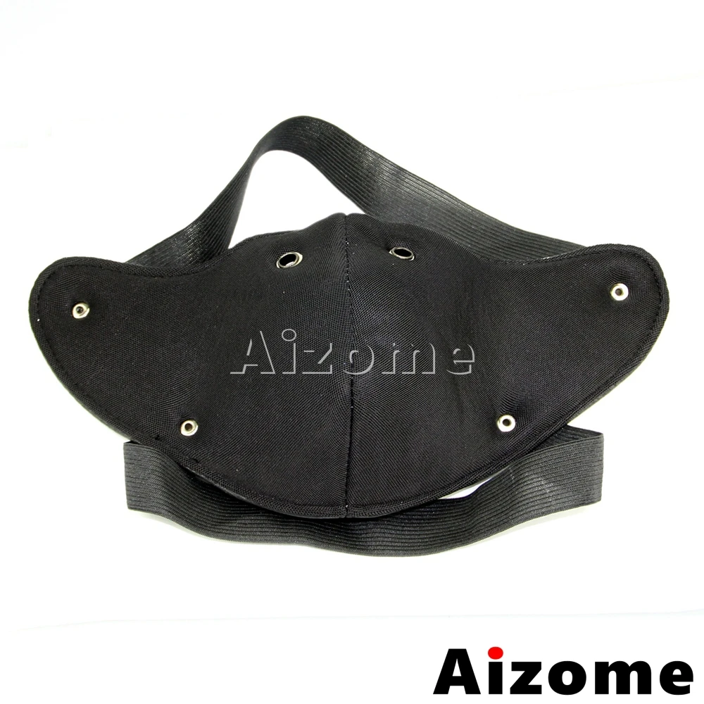 Мотоциклетная черная маска для лица в виде призрака мужская байкера из