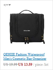 QEHIIE, Большая вместительная косметичка для путешествий, косметичка для мужчин, профессиональный водонепроницаемый чехол-органайзер для туалета, женские косметички