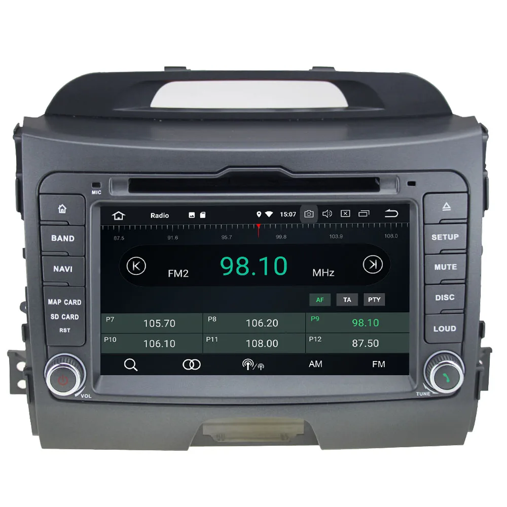 7 ''Android 8.0.0 Octa Core 4 ГБ Оперативная память 32 Встроенная dvd радио мультимедийный