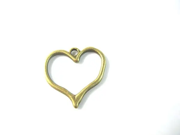 Vintage Alloy Peach heart Pendant Antique Bronze charms Wholesale trinket Price Fit DIY Jewelry | Украшения и аксессуары