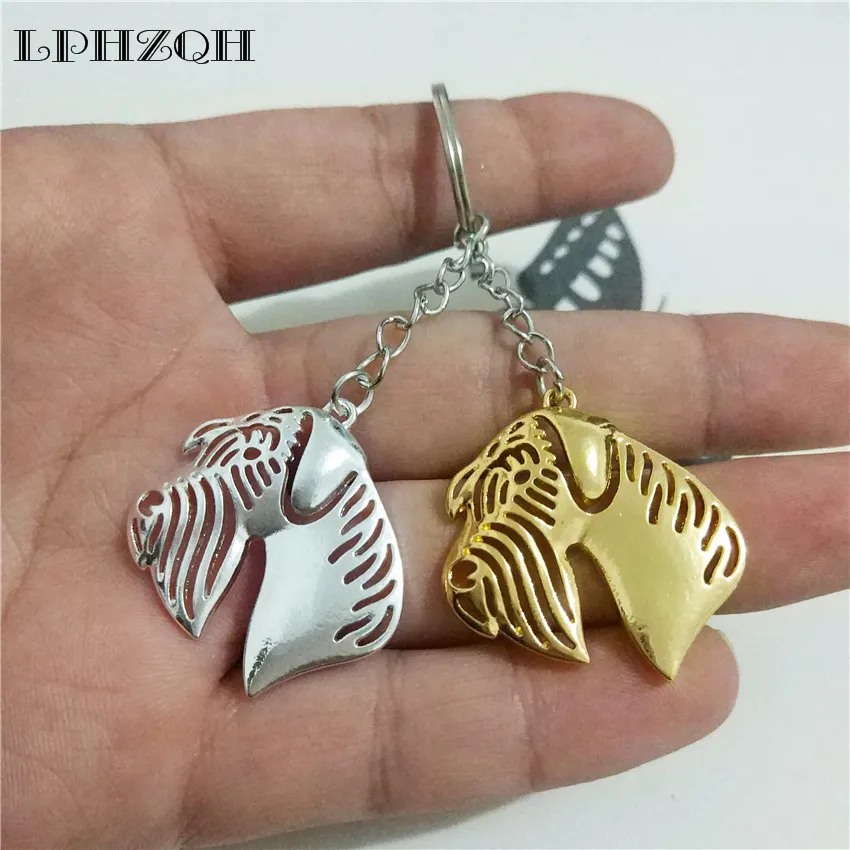 Брелок LPHZQH с изображением собаки шнауцера|fashion keychain|keychain fashionkeychain women |
