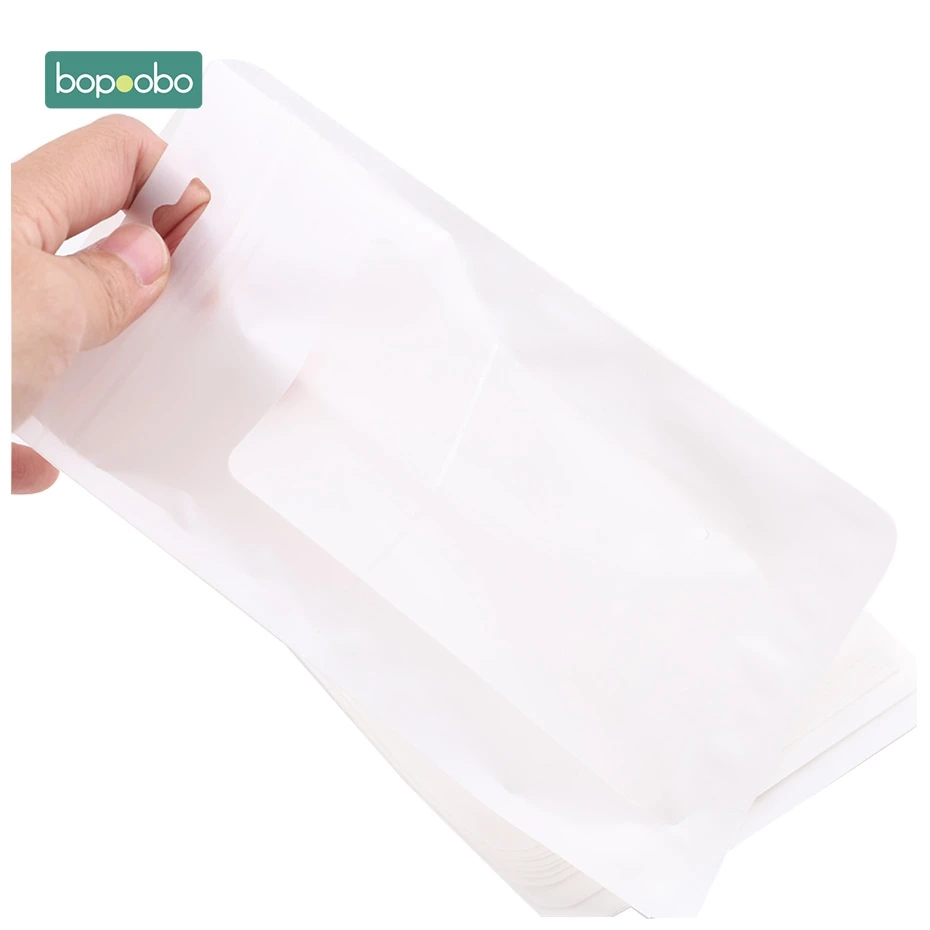 Bopoobo 100 шт. 11 5x19 5 см белые пластиковые пакеты высокого качества Экологичные