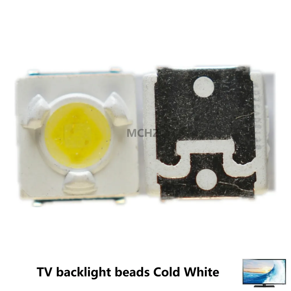 100 piezas LUMENS LED retroiluminación 1 W 3 V 3535 3537 Cool LCD blanco para TV aplicación A127CECEBUP8 estilo 3|Подвесные