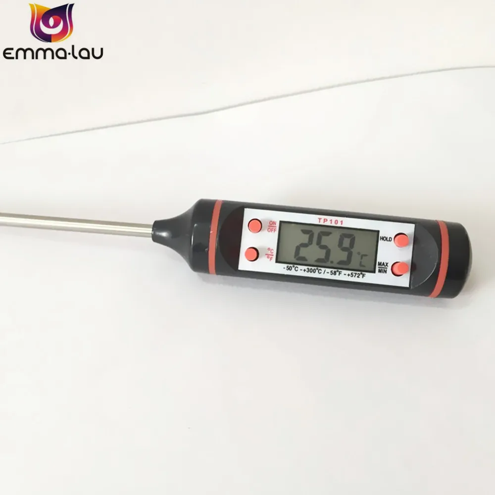 Портативный цифровой термометр TP101 C/F Hold кухонный прибор для измерения