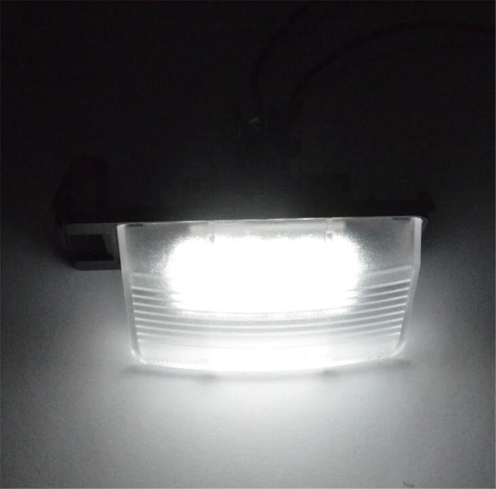 Автомобильный мигающий 2 шт. без ошибок 18 3528 SMD светодиодный номерной знак
