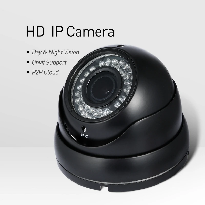 Водонепроницаемая 1080P 2 8 12 мм зум ip камера 2.0MP 36 LED наружная безопасности ONVIF ночное
