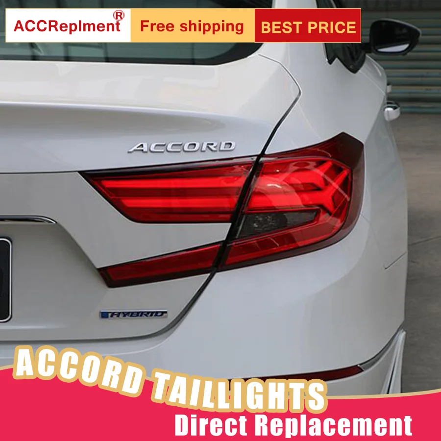 Новый светодиодный фонарь светильник s в сборе для Honda Accord 2018-2019 задний