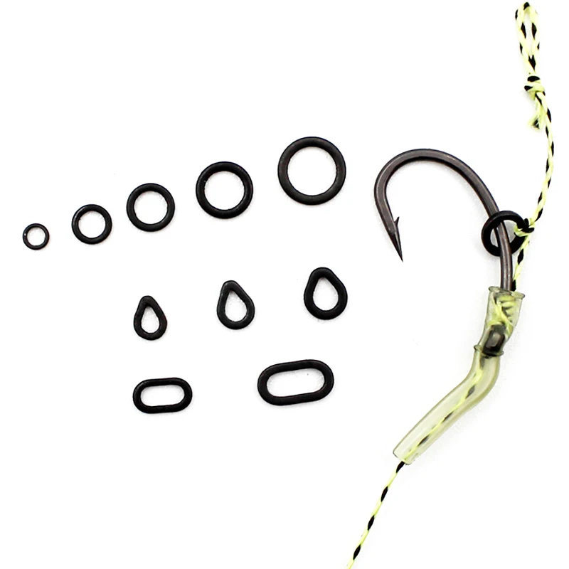 50PCS Carp Fishing Boilies Bait Connection Rig Ring Terminal End Tackle Accessory Method Feeder | Спорт и развлечения