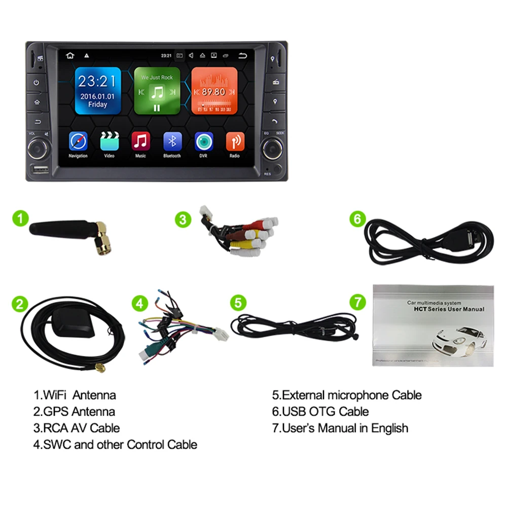Eunavi PX30 2 din четырехъядерный Android 9 0 2G RAM автомобильный Радио Стерео gps для Toyota Hilux VIOS