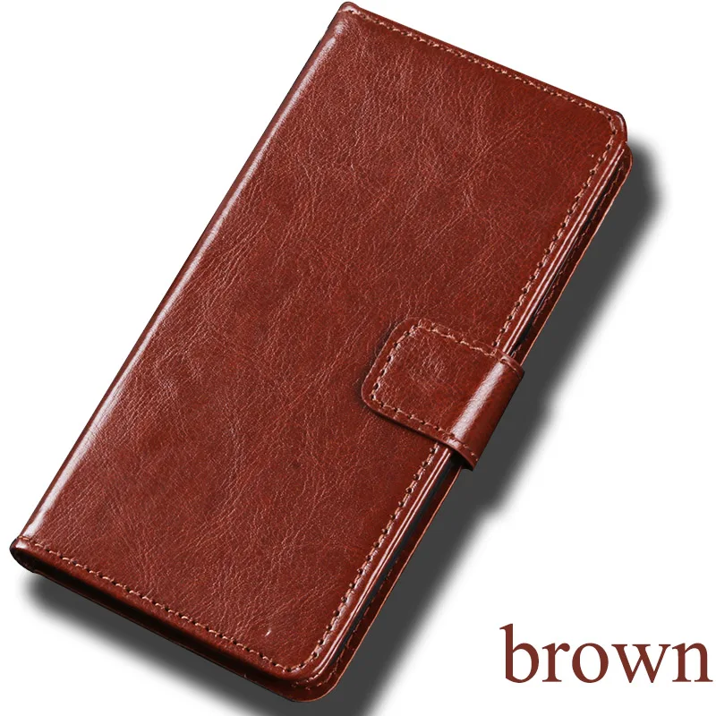 brown Кожаный чехол-книжка для телефона OnePlus 1, 2, 3, 3, T, 5, 5, 6, 6T X, стильный защитный чехол-подставка, чехол для OnePlus3, OnePlus5 - Цвет: brown
