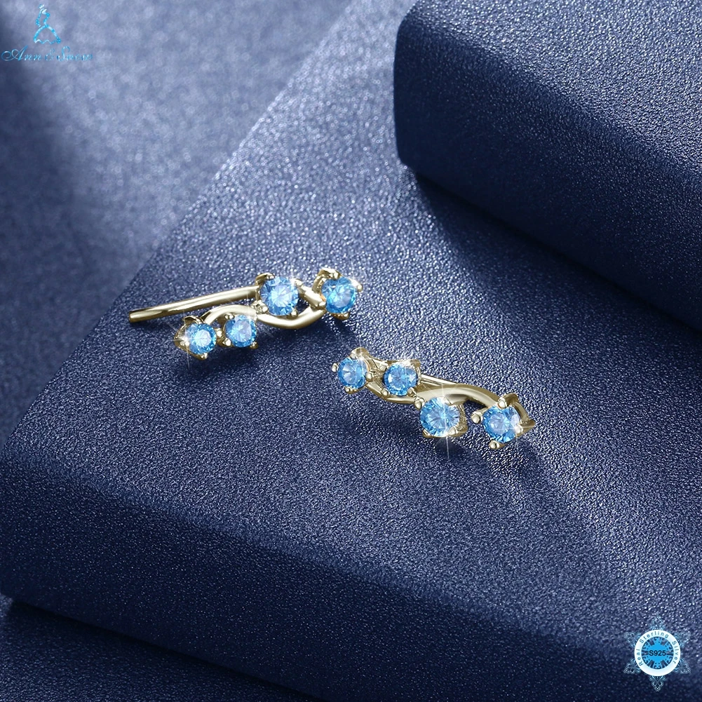 Серьги-Клипсы из 100% серебра 925 пробы с фианитом оптовые поставки | Украшения и
