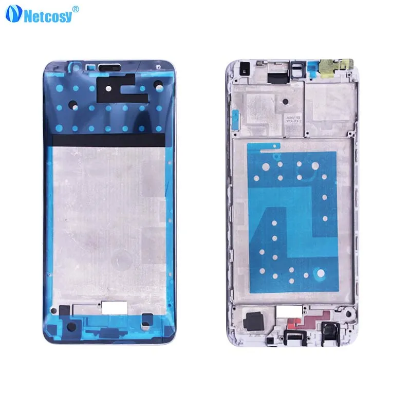 7X White Netcosy ЖК передняя рамка средняя рамка запасные части для huawei Honor 7A 7C 7X Play ЖК-Корпус чехол Аксессуары для телефона - Цвет: 7X White