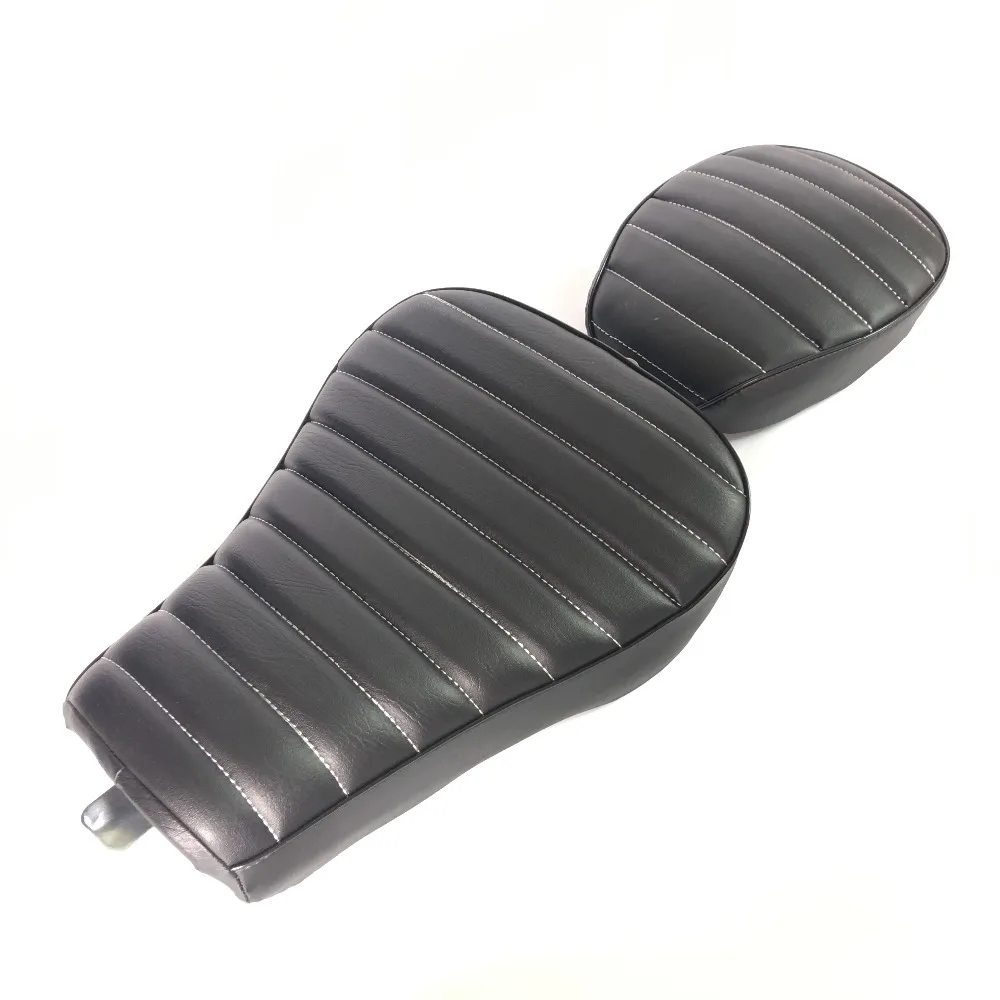 Для Harley Sportster 883 1200 2010-2015 PU передний мотоциклетный водитель + двухместный задний