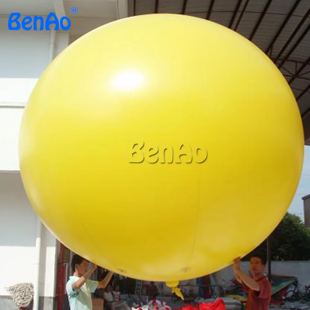 AO111 BENAO бесплатная доставка желтый надувной Гелиевый шар ПВХ для рекламы|balloon