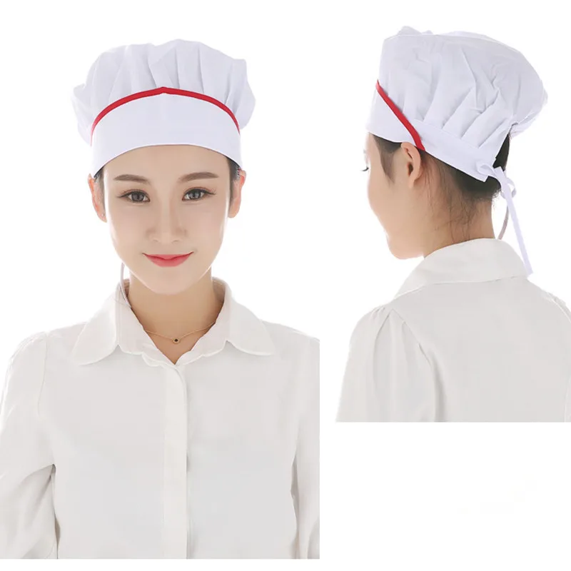 Однотонная синяя, белая, черная, розовая Кепка для кухни, шеф-повара, для хлеба, для женщин и мужчин, Регулируемая Кепка для пекаря, мастерская, аксессуары BBB0010