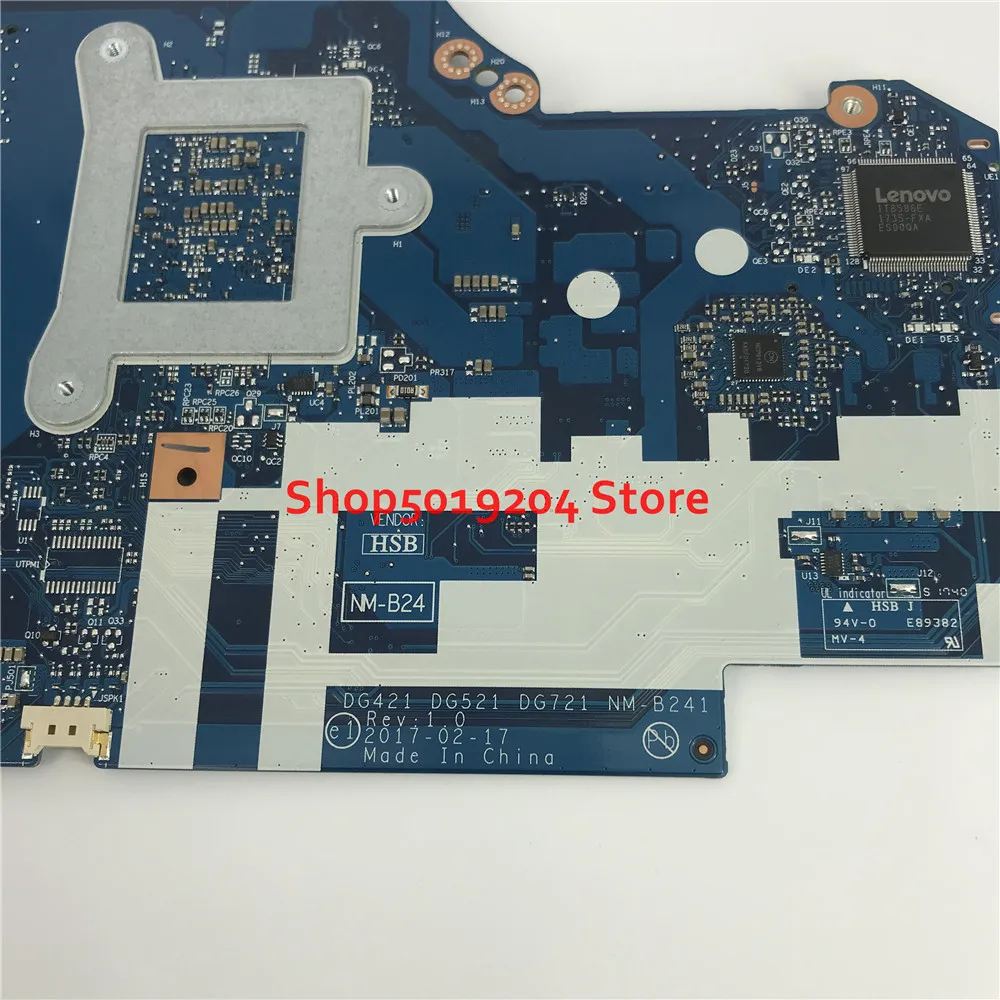 DG421 DG521 DG721 NM-B241 для lenovo 320-15IKB 320-15isk V320 материнская плата ноутбука I7-7500U 4g ноутбук