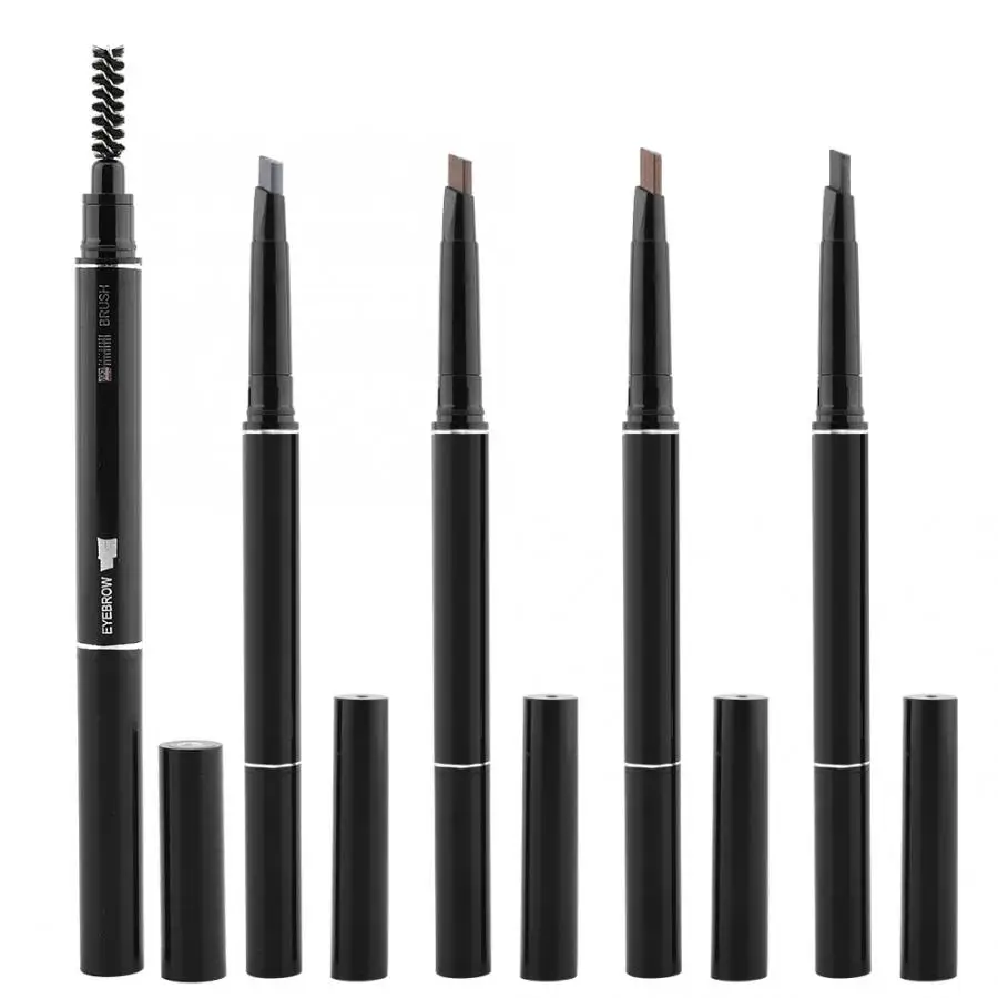 Карандаш для бровей 2 упаковки водостойкий стойкий карандаш с кисточкой