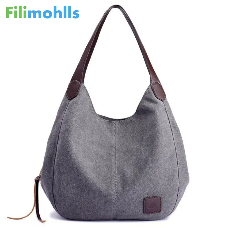 2019 Hot Fashion Women's Handbag Cute Girl Tote Bag Lady Canvas Hobos Shoulder Female Large Capacity Small Leisure S1148 | Багаж и