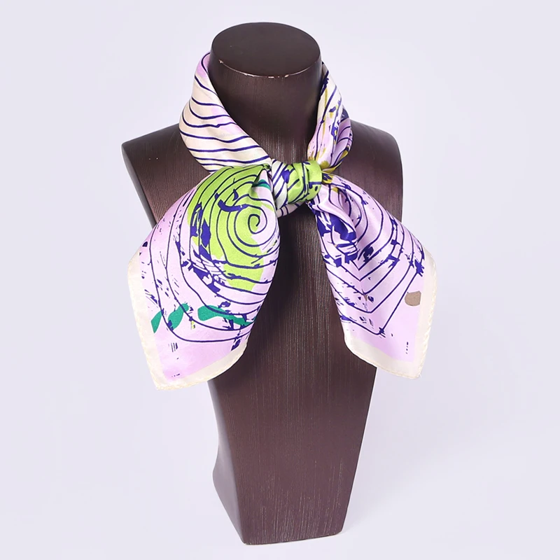 100% шелковый квадратный шарф женские модные мини шарфы для элегантной леди ручная