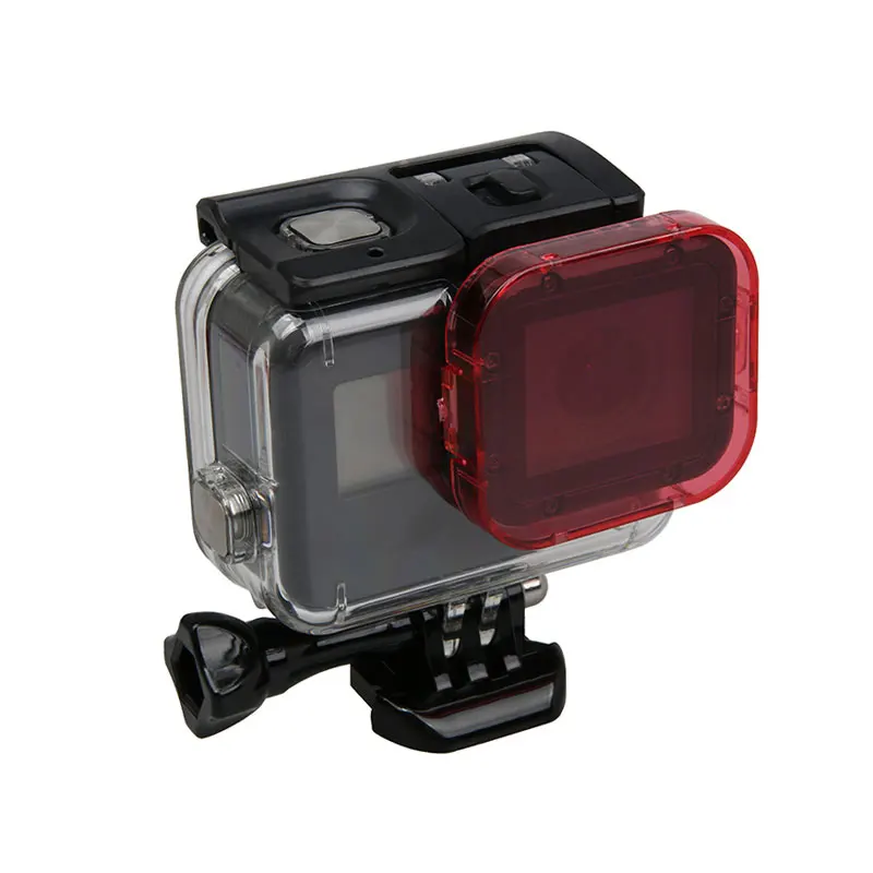Фильтр для дайвинга водонепроницаемый чехол объектива Go pro Hero 5 6 7 Black Pro