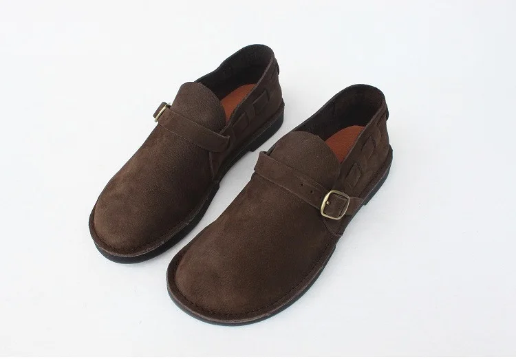 Careaymade/женские туфли из натуральной кожи на плоской мягкой подошве Удобные дышащие тонкие туфли ручной работы в стиле ретро