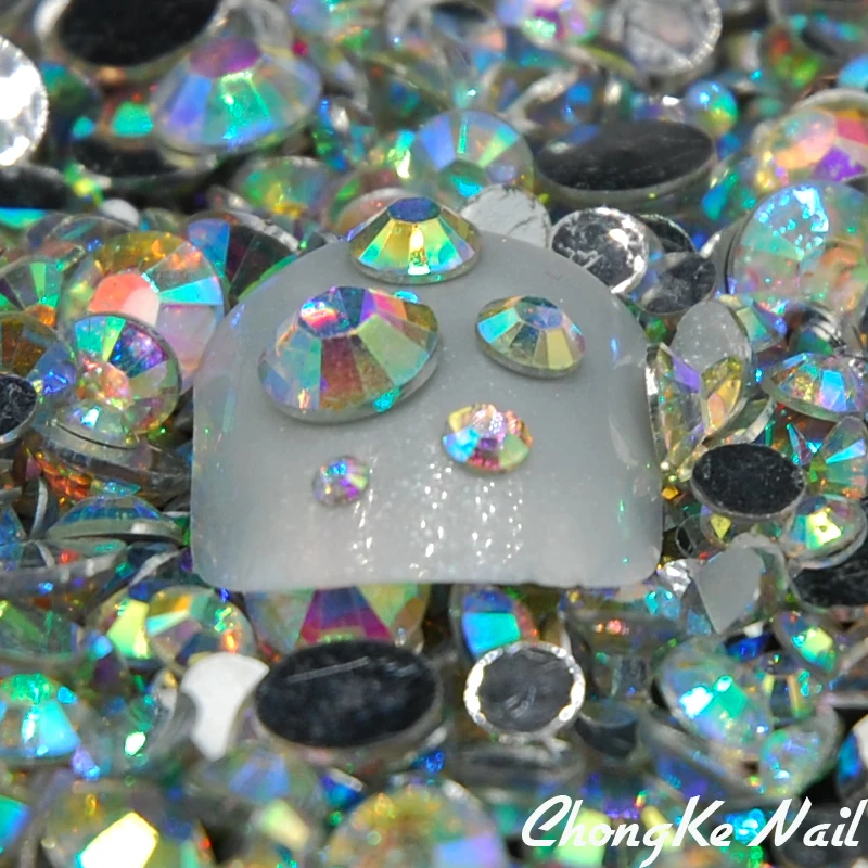 Лидер продаж 2-6 5 мм) бусины типа жемчужины перламутровый цвет кристально чистый AB