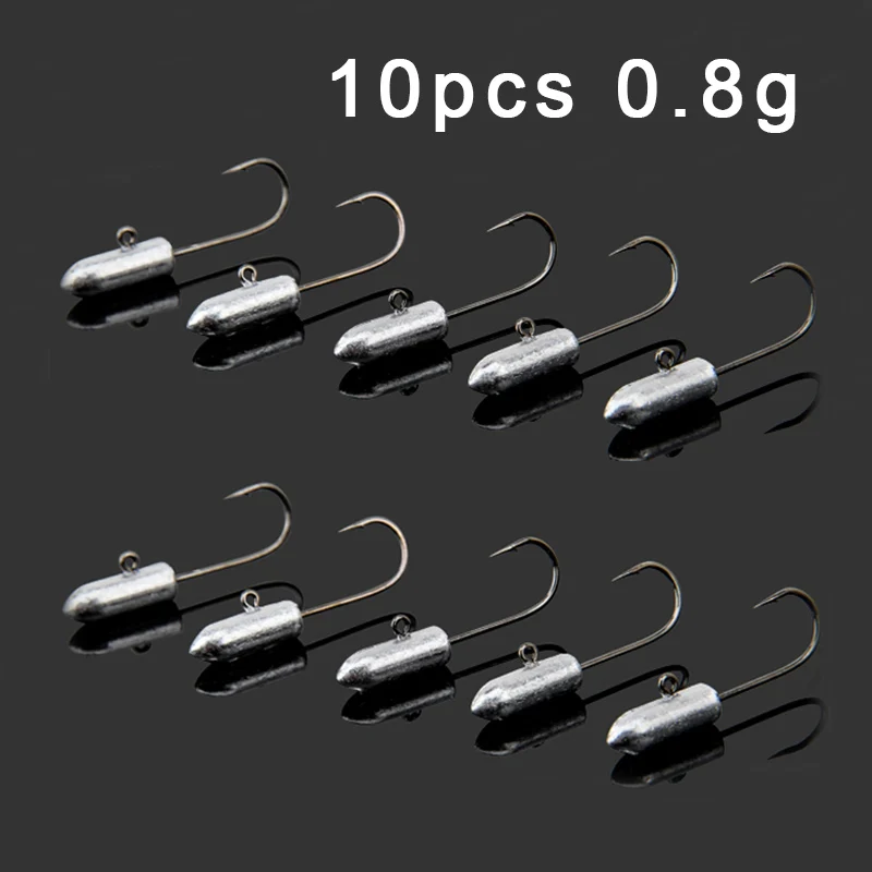 26mm TOMA 10 шт. пули свинцовая головка крючок рыболовные крючки 0,8 г 1,8 г колючий крючок Мягкая приманка джиггинг червячный крючок корень катушка спиннинга для лодки - Цвет: 26mm