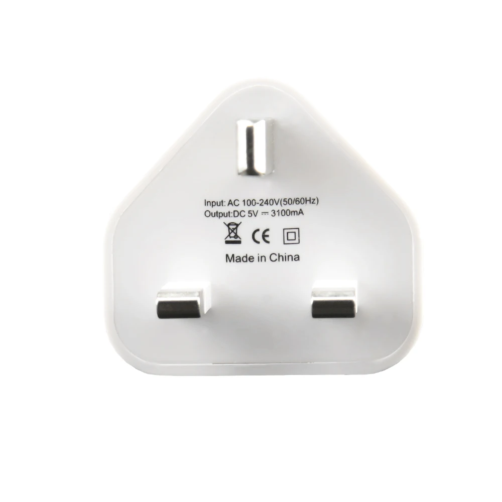 Универсальное быстрое зарядное устройство EU/US/UK USB адаптер питания дорожное для