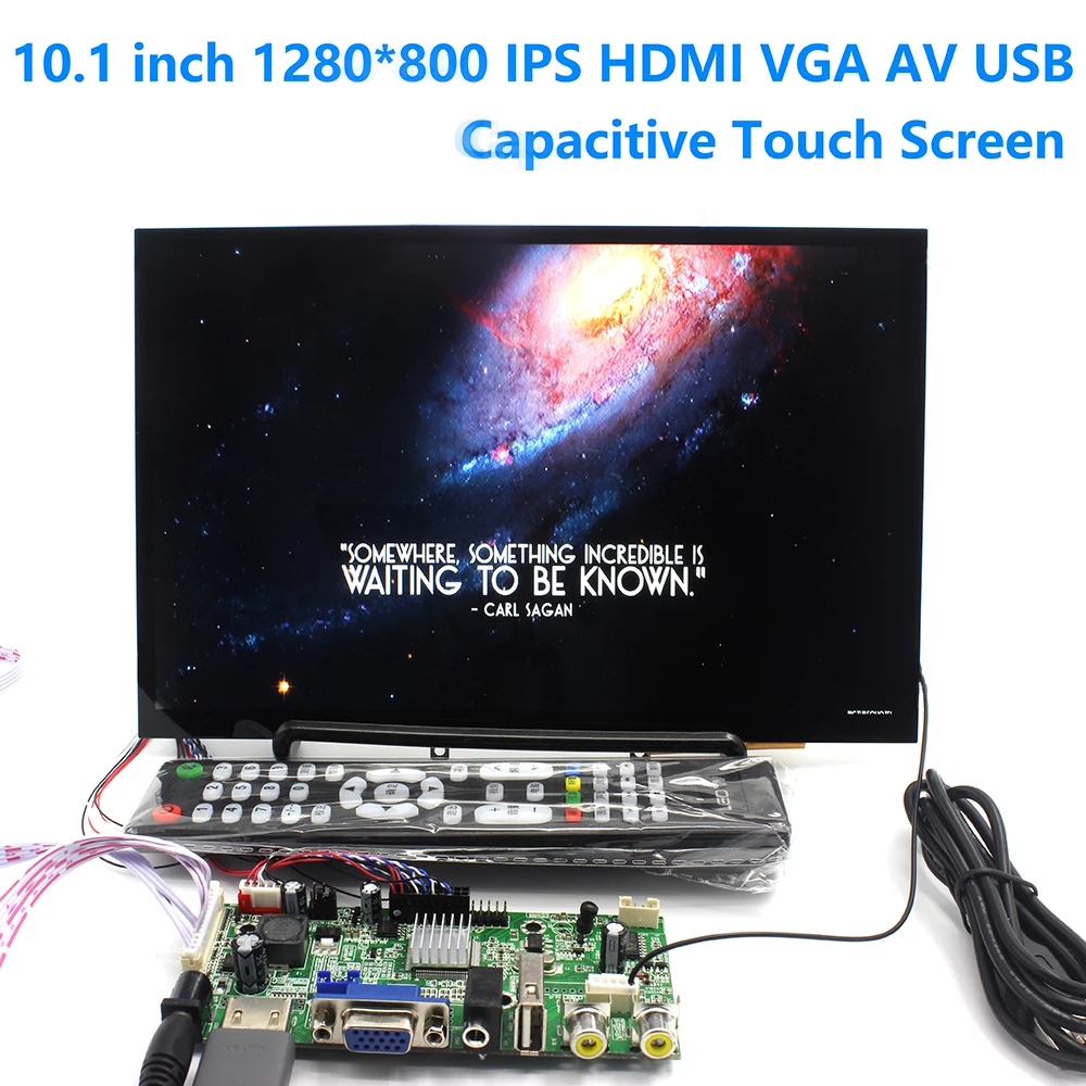 10 1 дюймовый 1280*800 Емкостный сенсорный экран IPS ЖК модуль монитор дисплей подложка