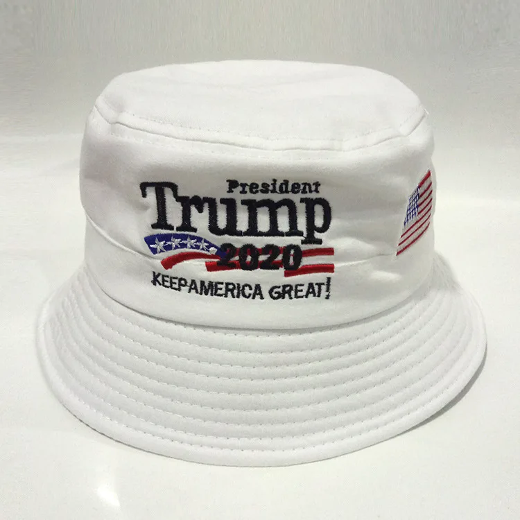Trump 2020 Bucket Hat Summer Hats For Men Fisherman Women Hip Hop Cap American President Election Embroidery party hats | Дом и сад