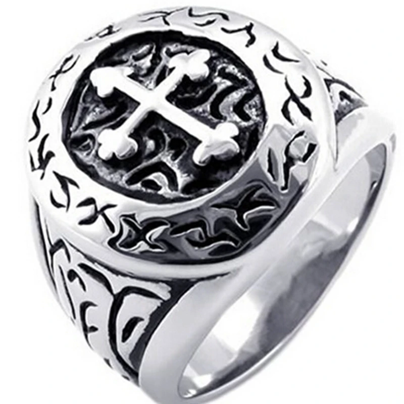 Винтажное кольцо крест в стиле ретро Размер 7 15|cross ring|antique engagementring ring |
