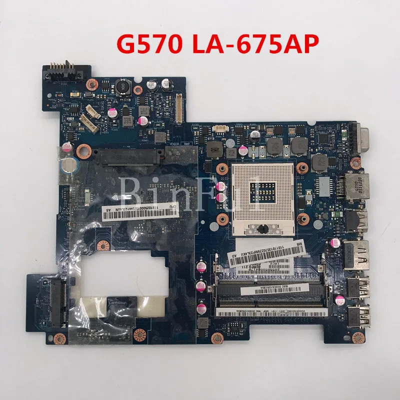 Высокое качество для G570 материнская плата ноутбука PIWG2 LA 675AP HM65 DDR3 100% Полная