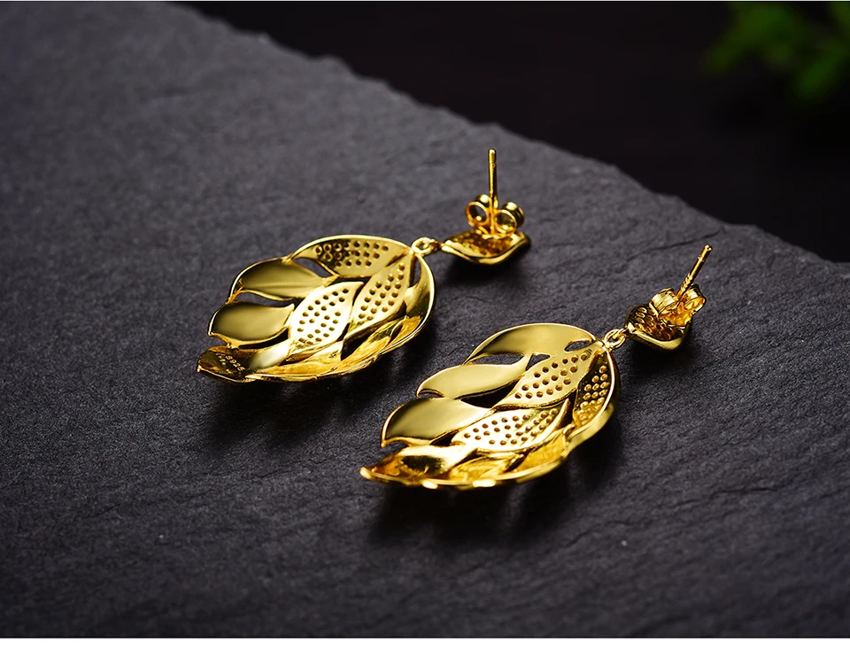 Lotus Fun, настоящее 925 пробы, серебряные, натуральные, ручной работы, дизайнерские, ювелирные изделия, Роскошные, Астра, цветочные лепестки, висячие серьги для женщин