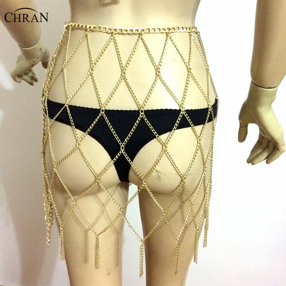 Юбка бикини с бахромой Chran цепочками поясом и Coachella EDM Wear косплей платье сонар