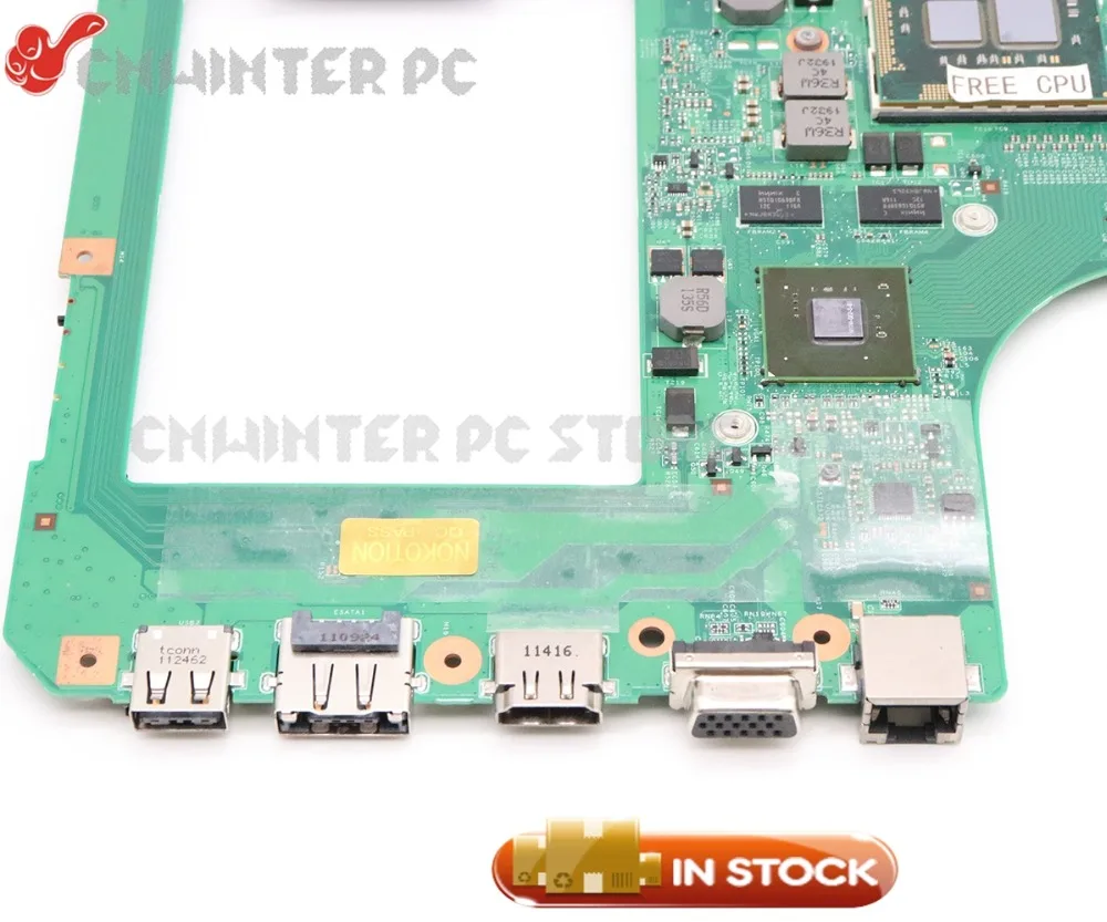 Материнская плата NOKOTION для ноутбука Lenovo B560 48 4jw06. 011 10203 1 LA56 MB HM55 G 310M графика