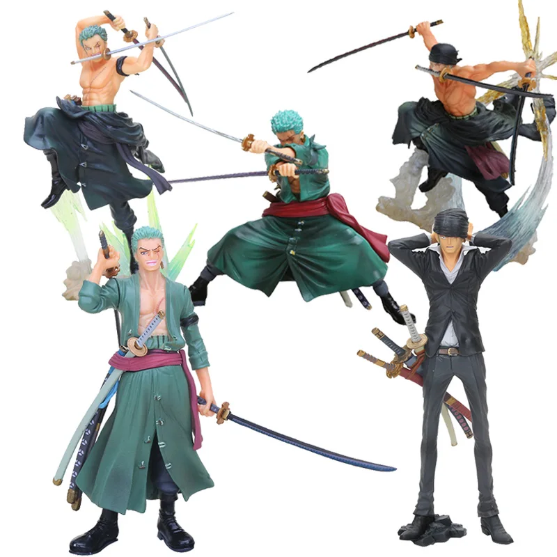 

Anime One Piece Figure Roronoa Zoro Action Figure Battle Version Rengoku Onigiri Zoro PVC Model Doll 13-26cm Toys
