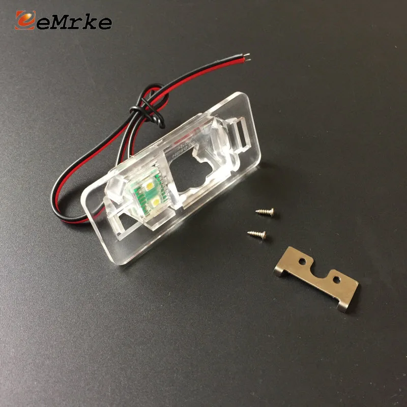 EEMRKE Автомобильная камера кронштейн номерной знак свет корпус для BMW 3 E46 E90 E91 E92 5 E39