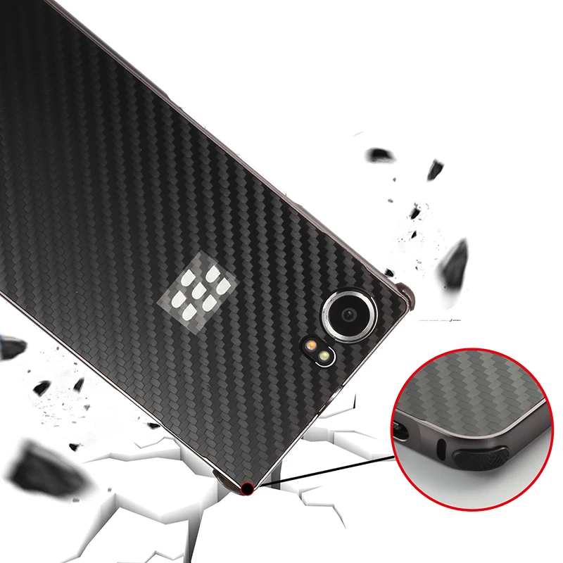 Для Blackberry KEYone случае Алюминий металлический каркас бампер из углеродного волокна ПК Жесткий Чехол для ключевых два противоударный Капа для fundas