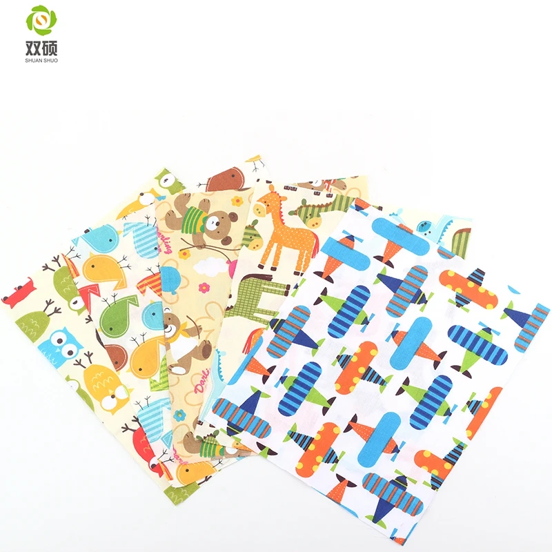 Новые прибытия пять различные коробки шаблон хлопчатобумажной ткани полосы