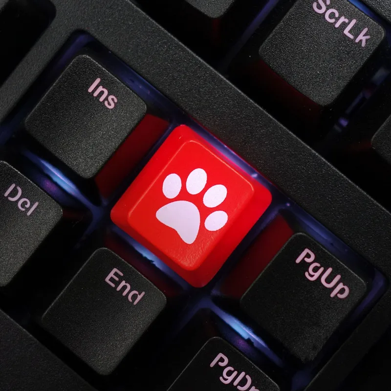 1 шт. из АБС пластика с подсветкой клавиш Шапки кошачьи когти ключей Cherry MX для
