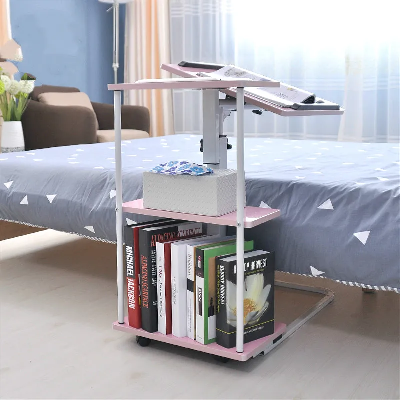 Простой подвижный компьютерный стол боковая стойка складной стол|movable computer