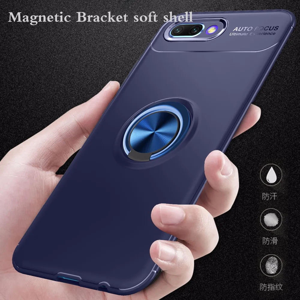 FGHGF кольцо чехол для huawei Honor 10 9 lite 8X Play Fundas Shell Ультра тонкий мягкий силиконовый |