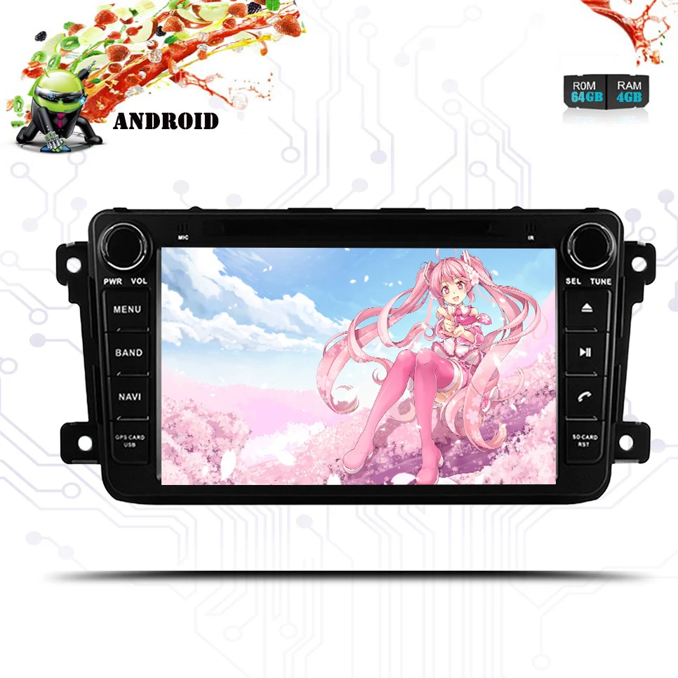 8 &quotВосьмиядерный Android 9 0 автомобильный DVD GPS для Mazda CX CX9 2007 2018 стерео радио видео