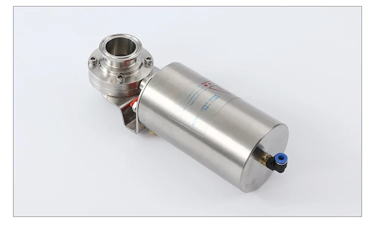 Бесплатная доставка 1 шт. трехзажимный санитарный клапан-бабочка с