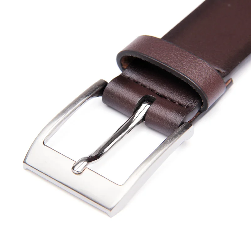 Мода 2017 г. дизайнер Булавки пряжки воловьей кожи Для мужчин Ремни роскошь для