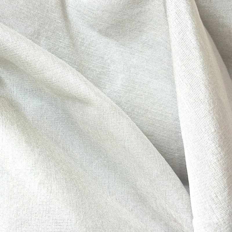 Муббери шелк с серебряным волокном Радиационная Ткань Серебряная 80 #|fabric silver|silver