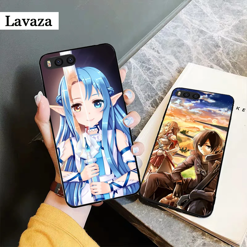 Силиконовый чехол Sword Art Online SAO Japan anime для Xiaomi MI 5X 6 6X 8 9 SE 9T Pro CC9E CC9 A3 F1 A1 A2 Lite MAX