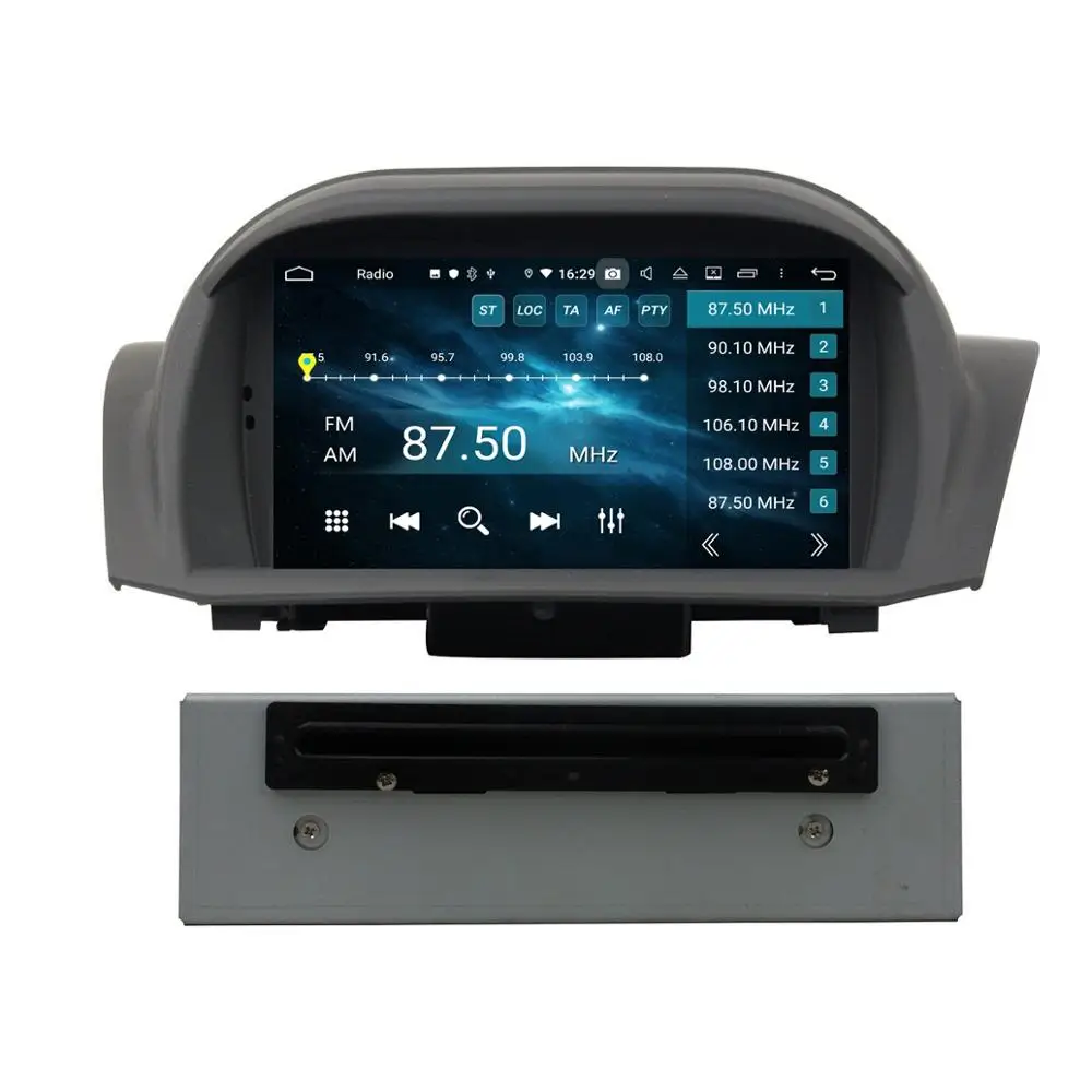 DSP CarPlay PX6 6 ядерный 1 din 7 &quotAndroid 10 Автомобиль Радио DVD плеер для форд фиеста 2011 2016