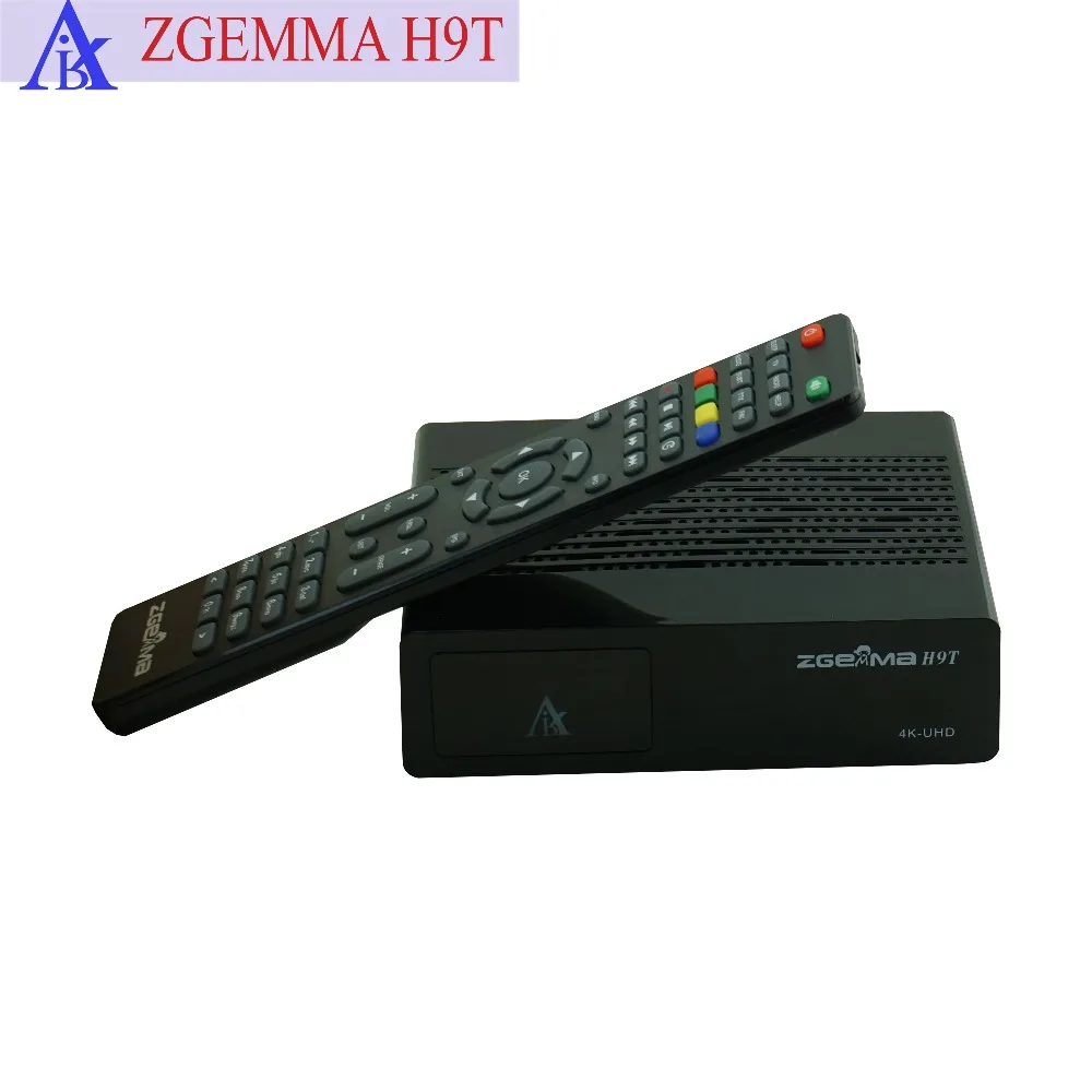 2 шт./лот низкая стоимость Quad-Core 4K приемник ZGEMMA H9T с одним DVB-T2/C Гибридный тюнер PIP IPTV